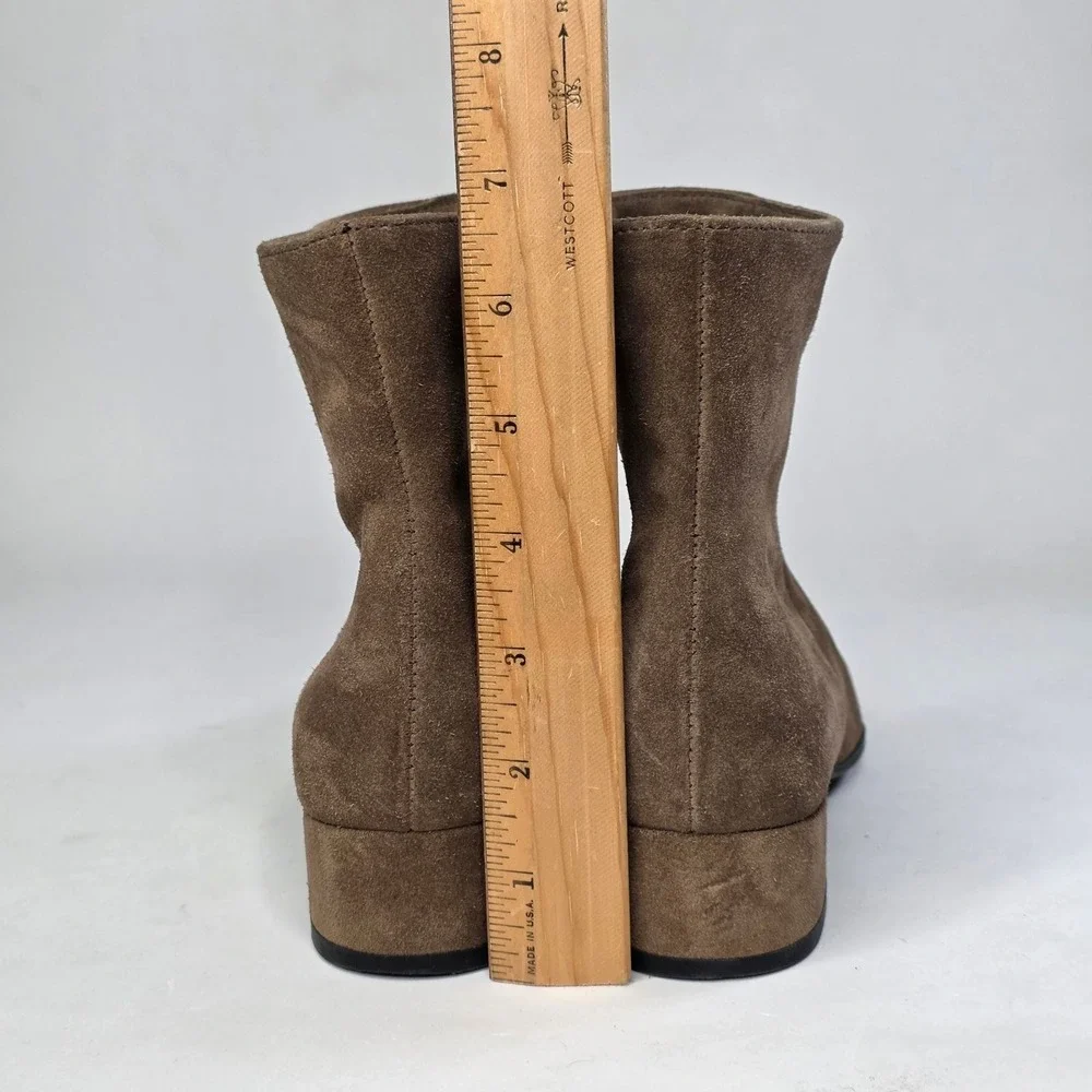 La Canadienne Boots Women's Size 5.5 M Brown Suede Ankle Zip Casual Shoes Canada
